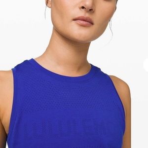 Lululemon Breeze By Muscle Cropped Tank